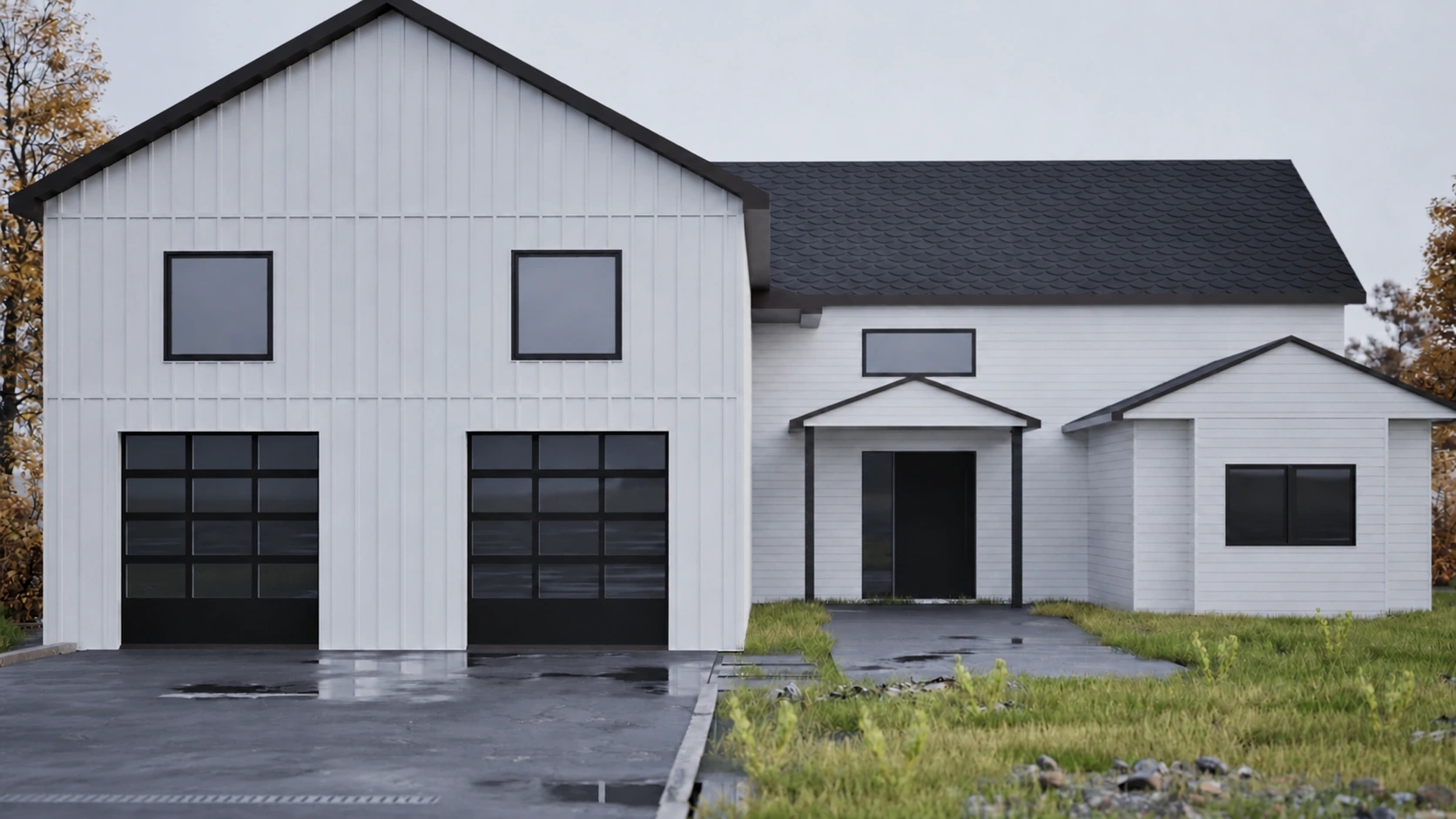 The Charlotte full front exterior rendering